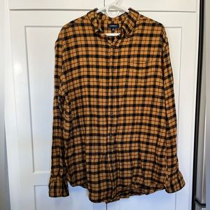 Croft & Barrow Men’s Plaid Flannel Button Down Casual Long Sleeve Shirt